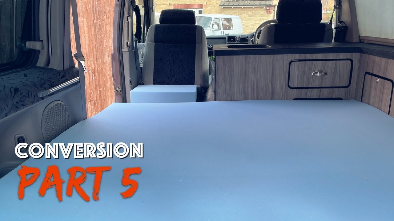 Campervan Foam Cushion Cutting & Electrical Wiring