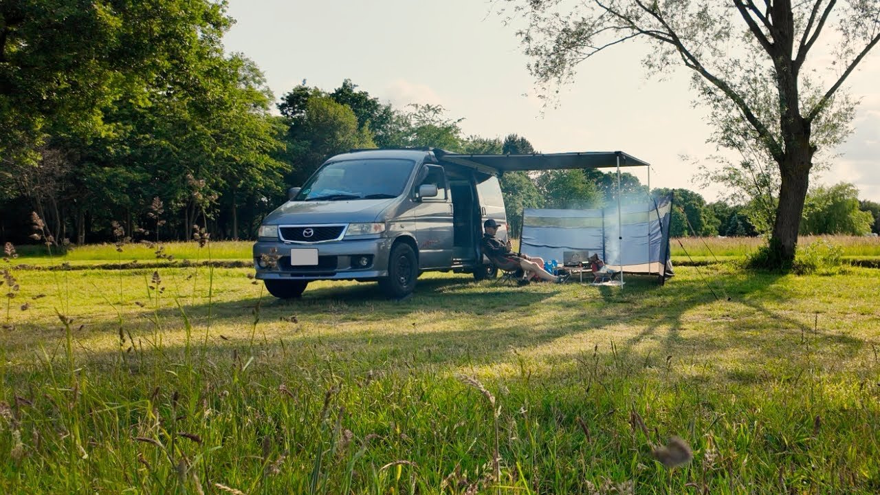 Campervan Camping - BBQ Jamaican Jerk Chicken